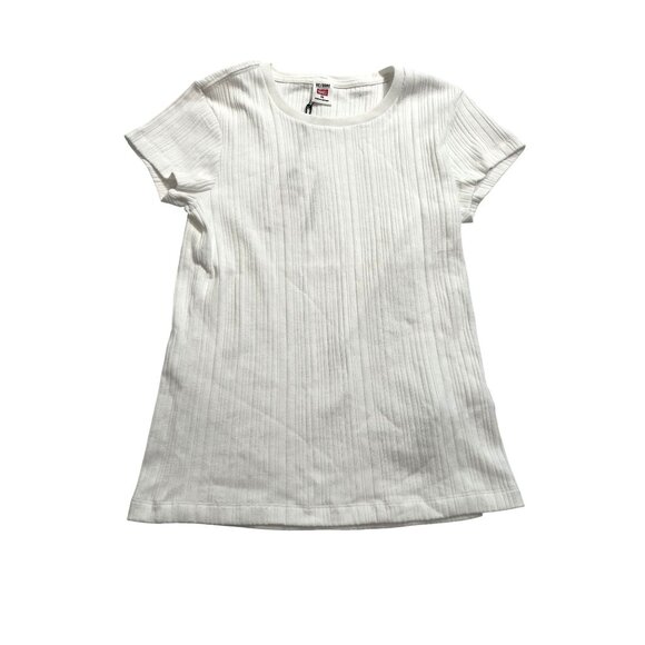 RE/DONE x Hanes Varigated 60s Slim Tee in Optic White - Picture 1 of 5
